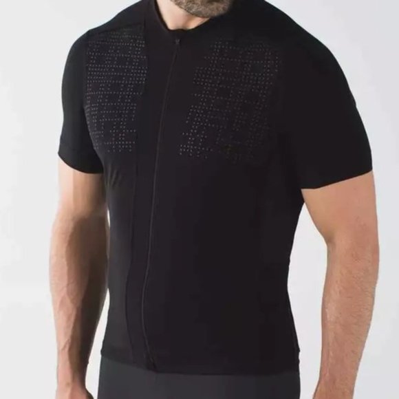 lululemon athletica Other - Lululemon Men’s Sea to Sky Black Cycling Jersey